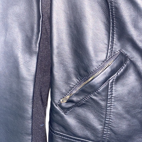 Bebe black quilt leather jacket - Picture 4 of 5